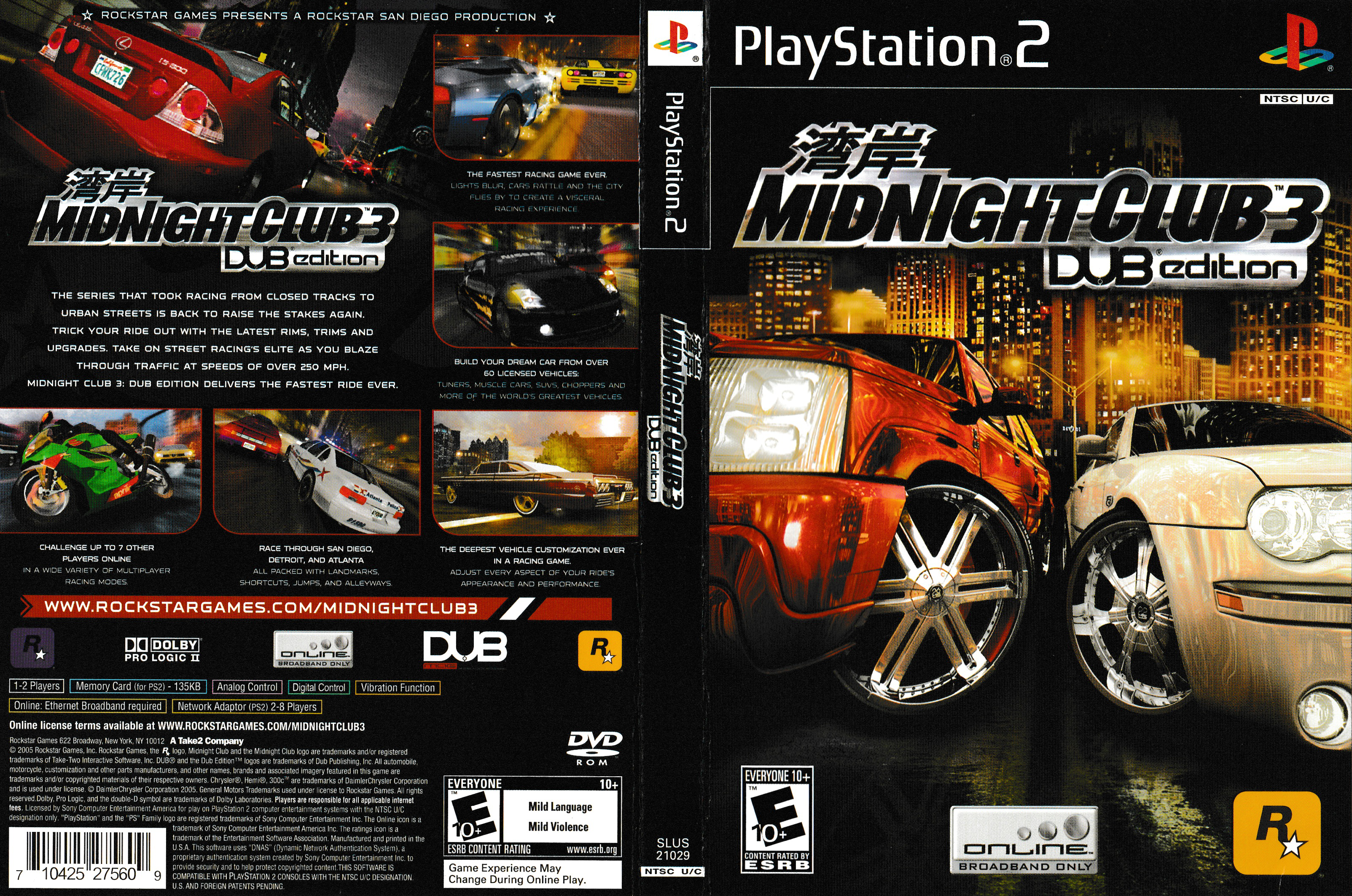 Cover art of Midnight Club 3: Dub Edition